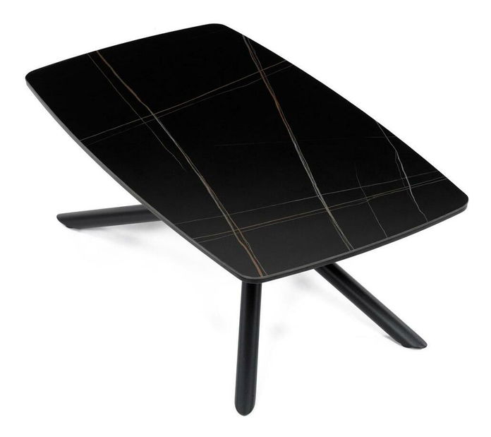 Konferenční stolek Apoyabamos (mramor černý)