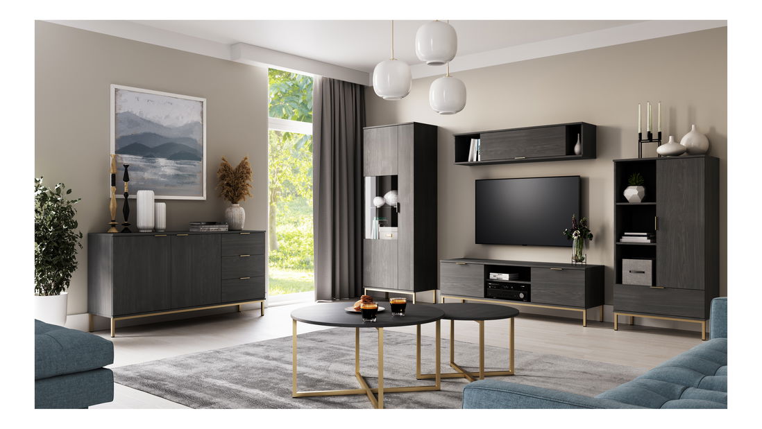 Komoda Punta R70 (portlandský jasan černý)