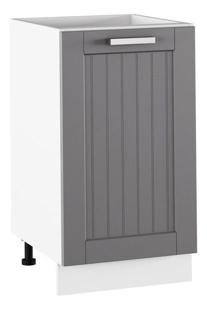 Dolní kuchyňská skříňka Janne Typ 54 (tmavě šedá + bílá)