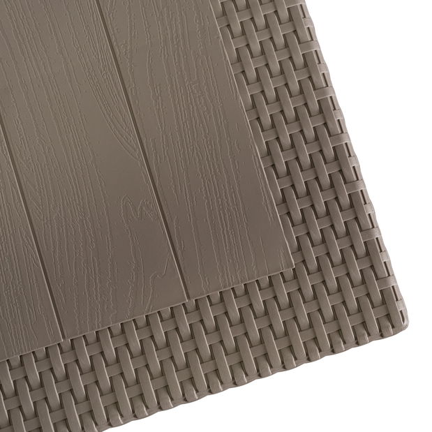 Zahradní stůl Floriano (hnědá) (pro 6 osob)