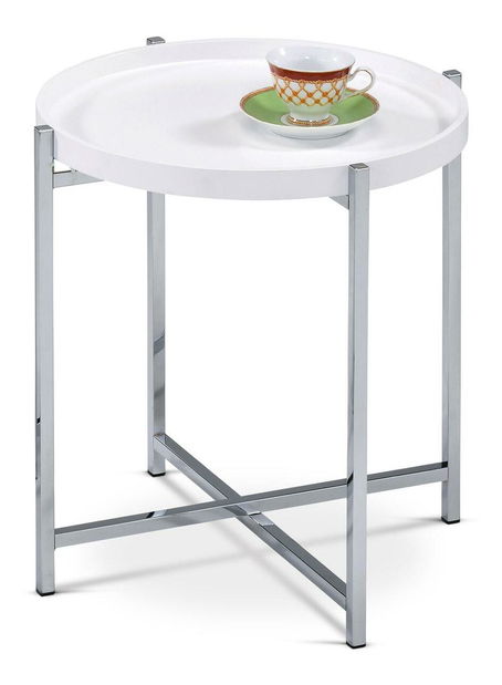 Servírovací stolek Interpretar (bílá)