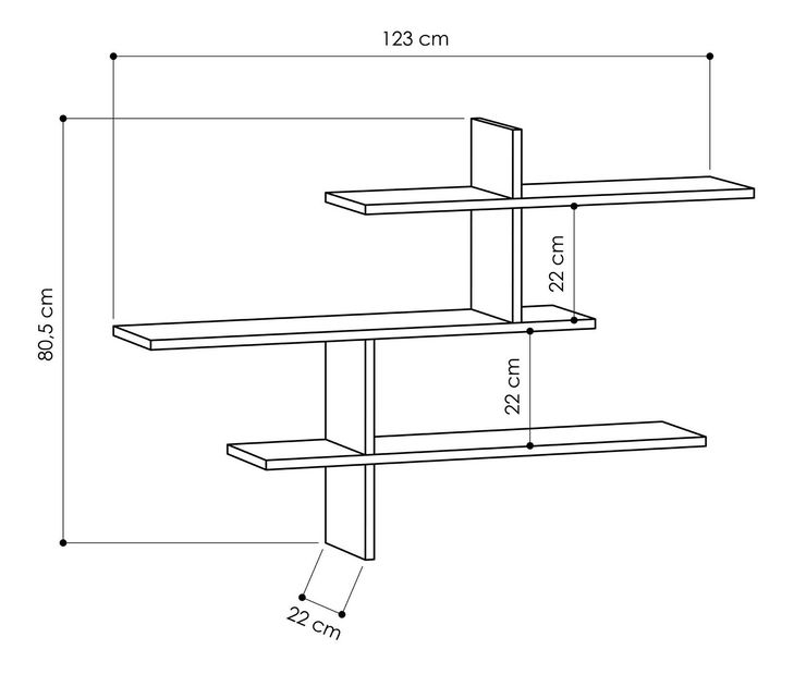 Polička Leonardo (Dub)