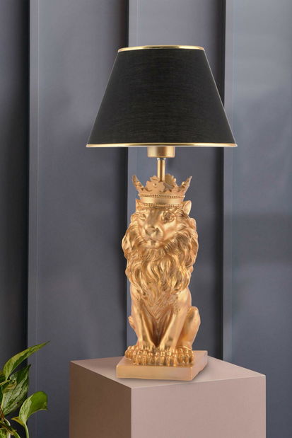 Stolní lampa Grandeleo 1 (černá + zlatá)