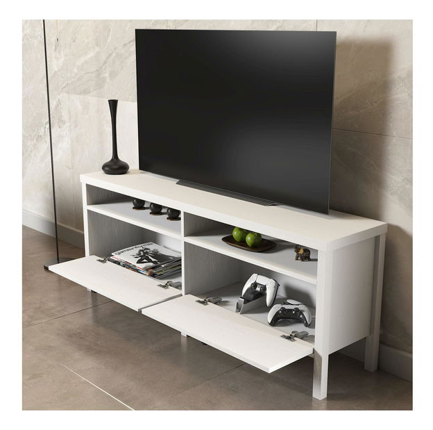 TV stolek/skříňka Franc 15 (bílé dřevo)