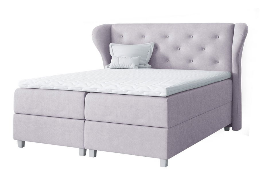 Manželská postel 200cm Bird (platinová)