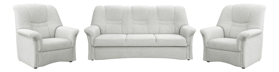 Rozkládací sedací souprava 3+1+1 Aduna (šedá)