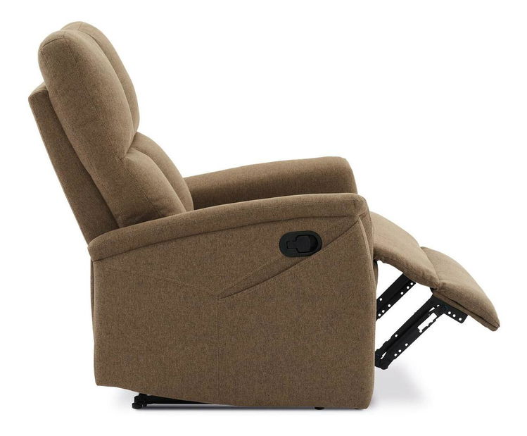 Polohovací křeslo Temor (hnědá)