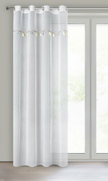 Záclona 140x250 cm Kinder (bílá)
