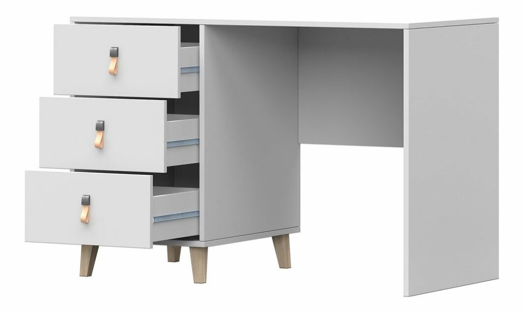 Psací stolek Figu (bílá)