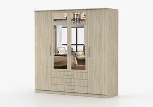 Šatní skříň Svalga 4D (dub sonoma)