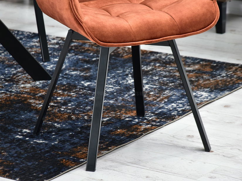 Židle Aranbura (měděná + chromová)