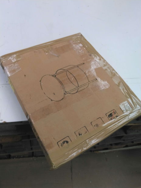 Příruční stolek Rotenstein (Ořech + Černá) *bazár