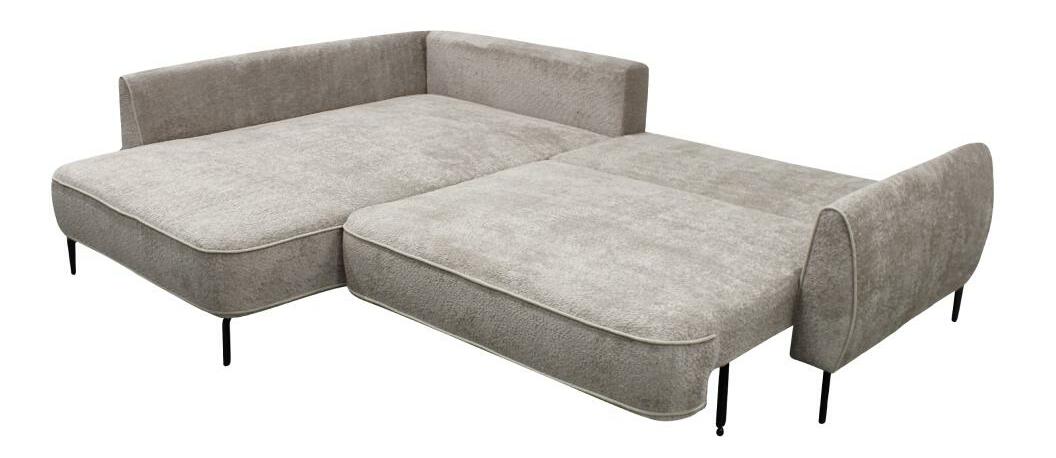 Rohová sedací souprava Montenegro (sivobéžová) (L)