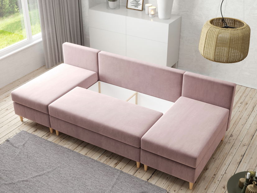 Rohová sedací souprava U Veron (šedá)