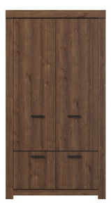 Šatní skříň Britt (dub hnědý)