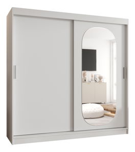 Šatní skříň 200 cm Ronny (bílá)