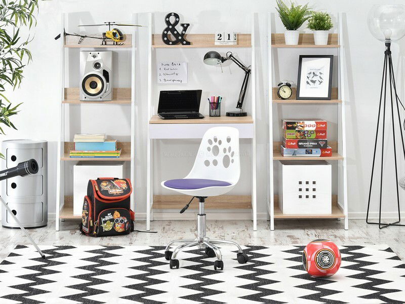 Židle Footy (fialová + chromová)