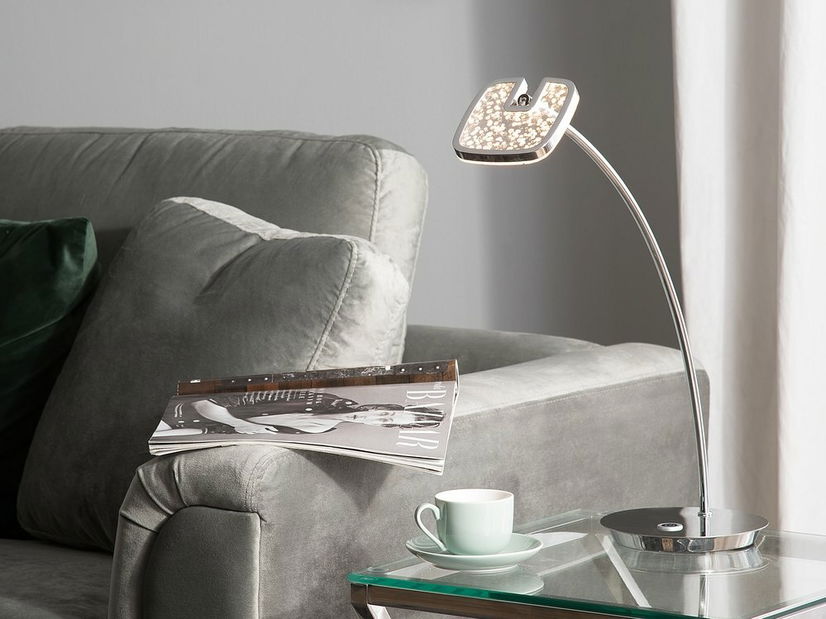 Stolní lampa Tanger (stříbrná)