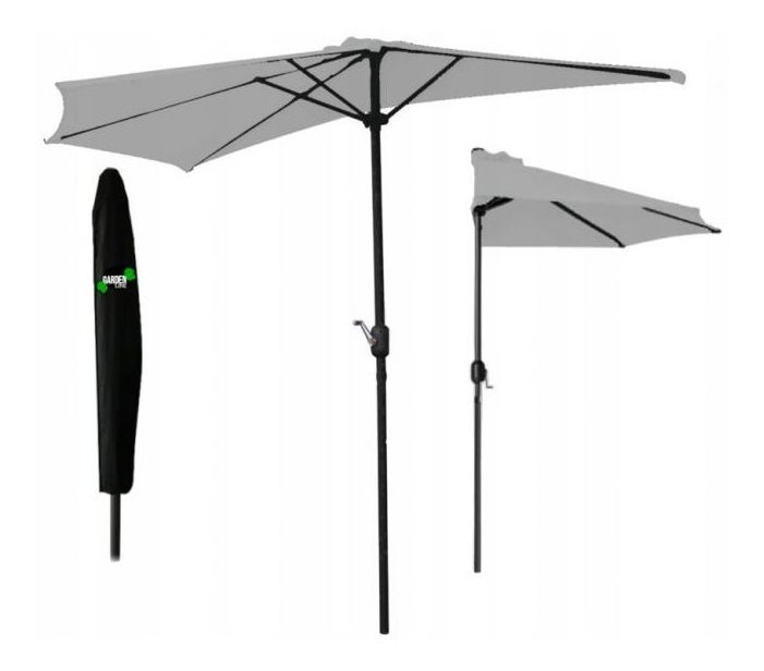 Zahradní slunečník Rona 4 (šedá)