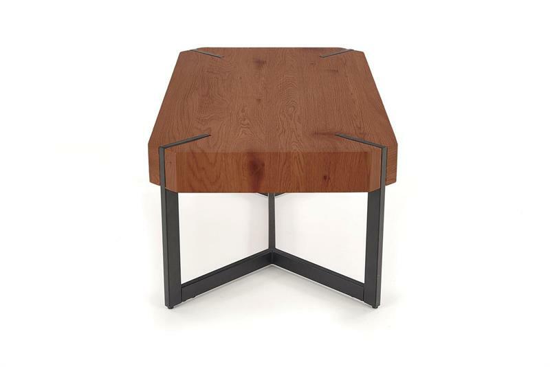 Konferenční stolek Ladolce (ořech + černá)