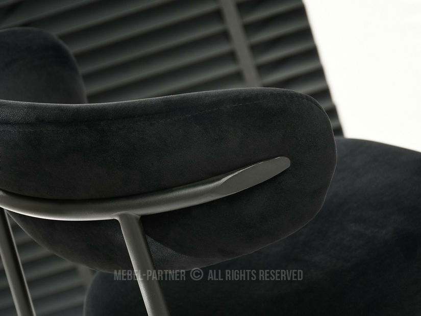 Barová židle Inezenente (černá)