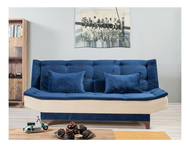 Třísedačka Klaudi (modrá + krémová)