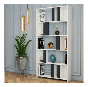 Regál Limba (bílá + antracit)