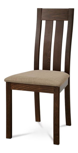 Jídelní židle Aboga (ořech + béžová)