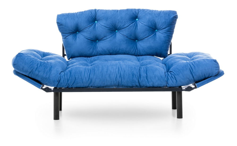 Rozkládací křeslo Nitty (modrá)