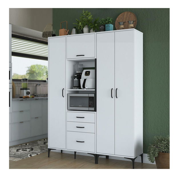 Set kuchyňských skříněk Jenaretta 31 (bílá + černá)