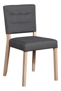 Jídelní židle Auno (tmavě šedá + buk)