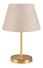Stolní lampa Astalasso 1 (krémová + zlatá)