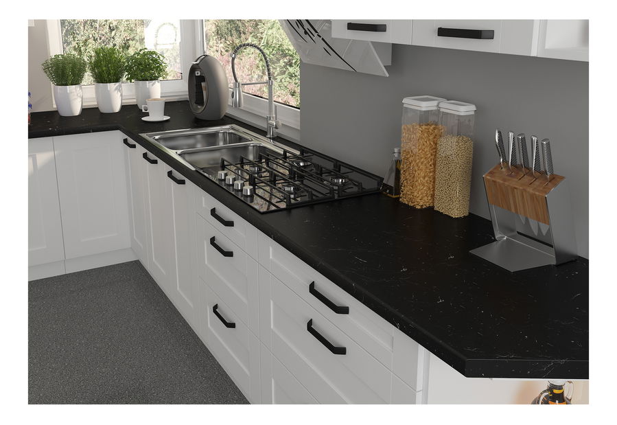 Spodní skříňka s výsuvným košem Lesana 1 (bílá) D15 CARGO *výprodej