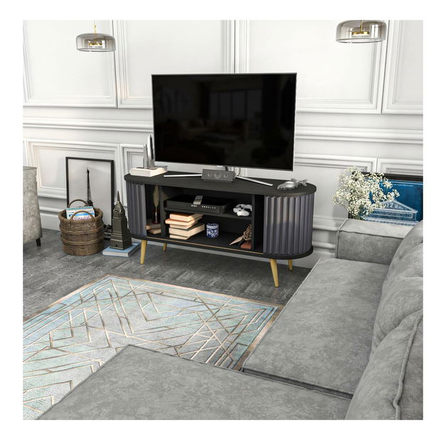 TV stolek/skříňka Stark 140 (černá + antracit)