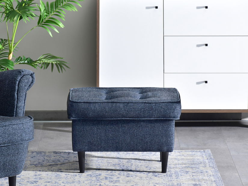 Taburetka Muriera (šedá + bílá)