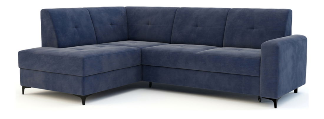 Rohová sedačka Scandal (tmavě modrá) (L)