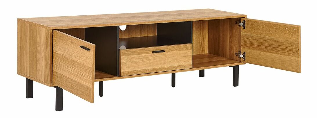 TV stolek/skříňka Camilla (světlé dřevo)