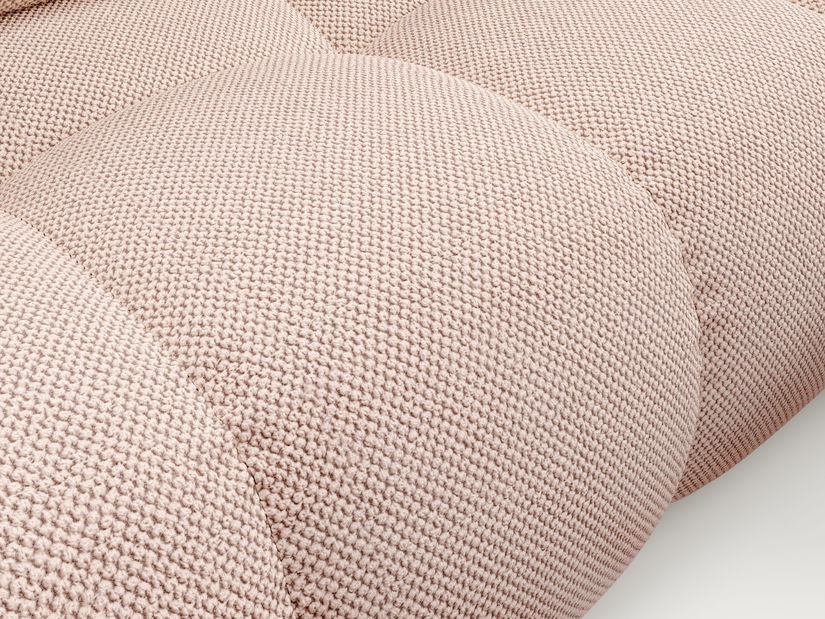 Rohová sedací souprava Sopran (pudrová) (L)