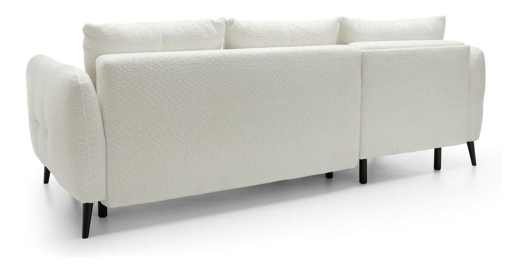 Rohová sedací souprava Odysea (L) (krémová + černá)