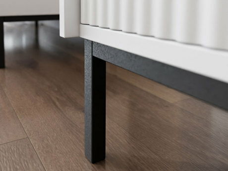 TV skříňka Somkera 2K1SZ (bílá + černá)