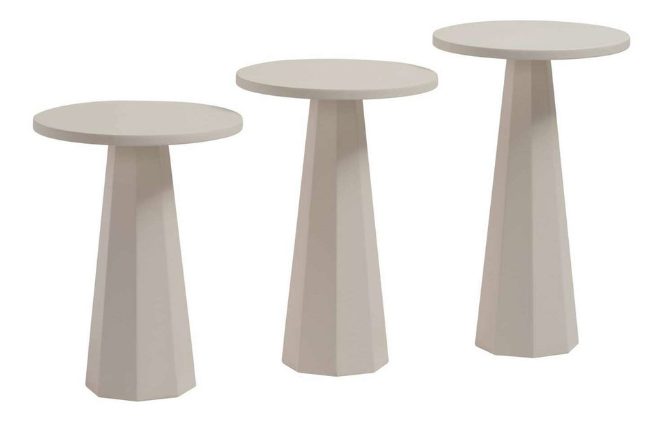 Příruční stolek Lilia (krémová)