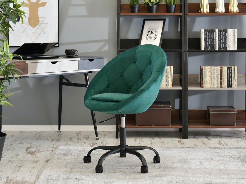 Křeslo Lush 4 (zelená + černá)