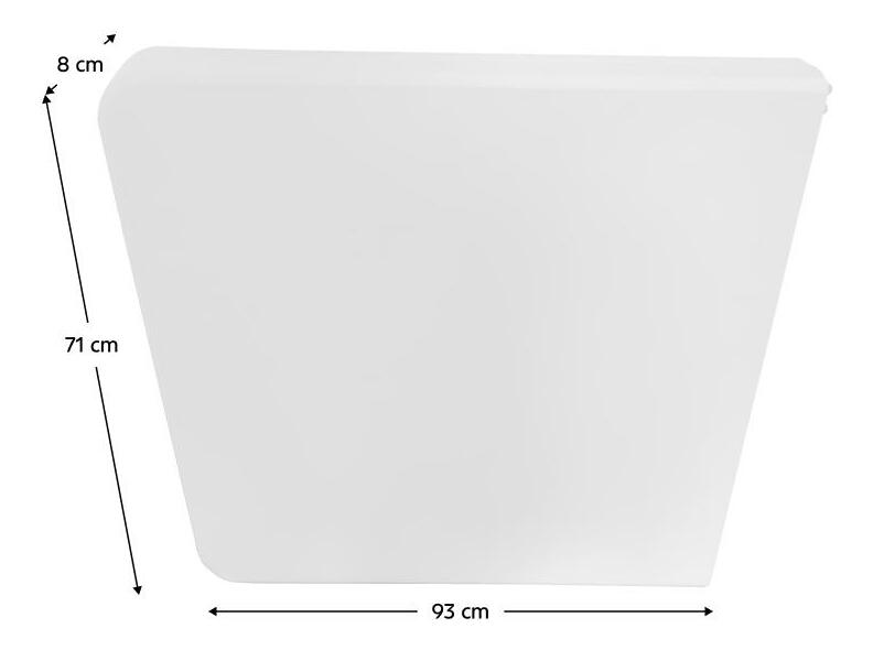 Zahradní stůl Mahony 2 (bílá + šedá)