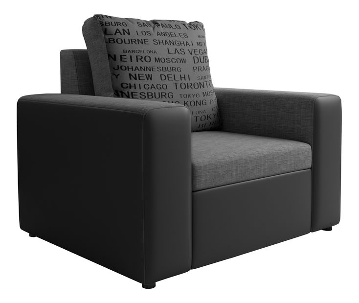 Křeslo Lavenda (šedá)