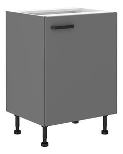 Dolní kuchyňská skříňka Nesia 60 D 1F BB (Antracit)