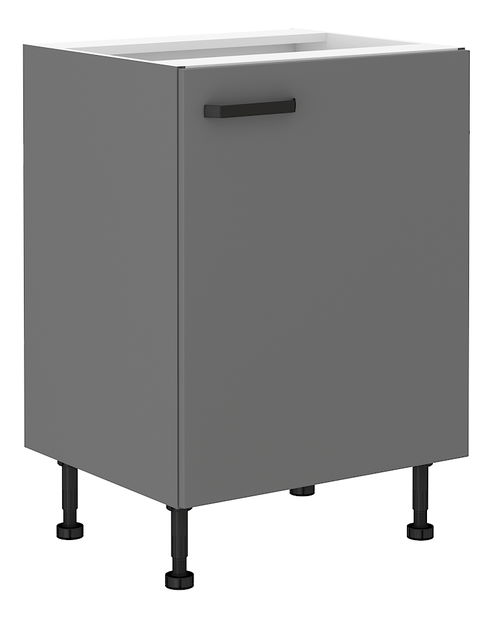 Dolní kuchyňská skříňka Nesia 60 D 1F BB (Antracit)