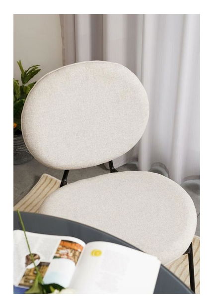 Jídelní židle Harley (béžová + černá)