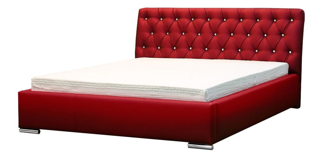 Manželská postel 180 cm Externa (bílá)