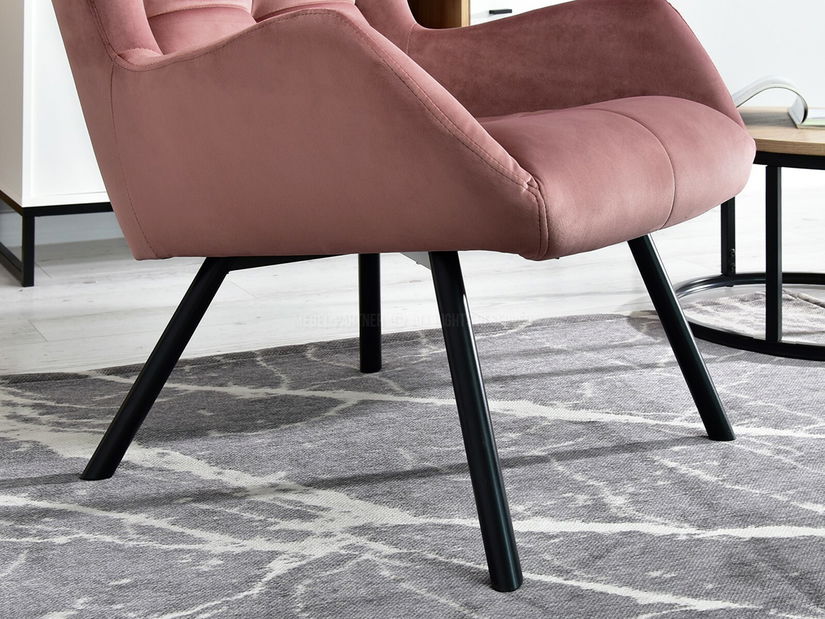 Designové křeslo Norweien (zlatá)