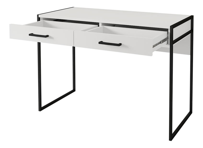 Toaletní stolek Lotos (bílá + černá)